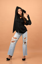 Load image into Gallery viewer, The Black Tie Back Shirt