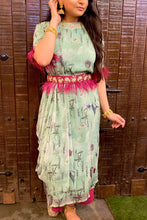 Load image into Gallery viewer, The Tulip Draped Kurta