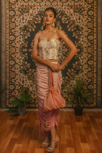 Load image into Gallery viewer, The Hummingbird Draped Skirt Set