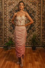 Load image into Gallery viewer, The Hummingbird Draped Skirt Set