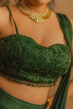 Load image into Gallery viewer, The Jade Lehenga Saree
