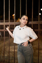 Load image into Gallery viewer, The Rhinestone Crop Tshirt