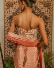 Load image into Gallery viewer, The Hummingbird Corset Saree