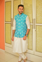 Load image into Gallery viewer, The Turquoise Peonies Bandi