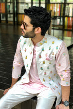 Load image into Gallery viewer, The Pink Peonies Kurta/Bandi/Trousers
