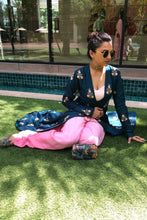 Load image into Gallery viewer, The Teal Peonies Cape Set
