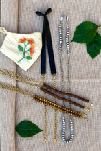 Load image into Gallery viewer, Gold Chain With Wooden Beads
