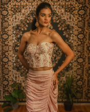 Load image into Gallery viewer, The Hummingbird Draped Skirt Set
