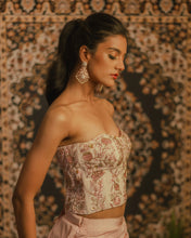 Load image into Gallery viewer, The Hummingbird Draped Skirt Set
