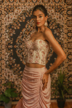 Load image into Gallery viewer, The Hummingbird Draped Skirt Set
