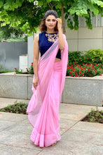 Load image into Gallery viewer, The Taffy Pink Saree
