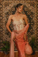 Load image into Gallery viewer, The Hummingbird Corset Saree
