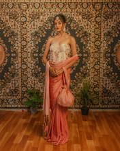 Load image into Gallery viewer, The Hummingbird Corset Saree
