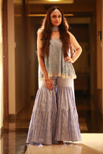 Load image into Gallery viewer, The Periwinkle Sharara Set
