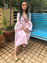 Load image into Gallery viewer, The Pink Angrakha With Pants
