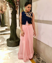 Load image into Gallery viewer, The Taffy Pink Saree

